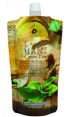 OK Lemon Ginger Matcha Green Tea 17oz for 3 POUCHES. PRICE INCLUDES SHIPPING.