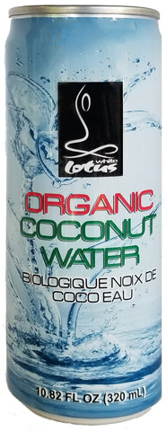 White Lotus ORGANIC Coconut Water. 6 cans. Price includes shipping.