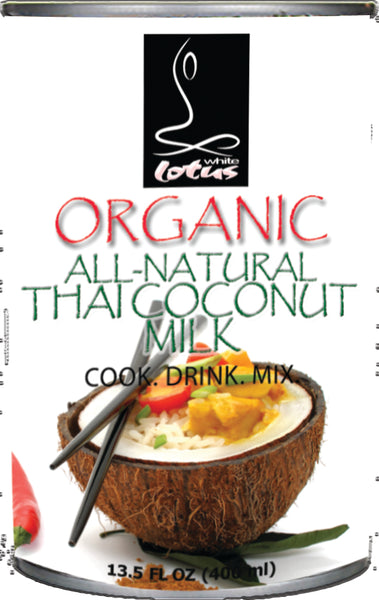 White Lotus Organic Coconut Milk 400ml